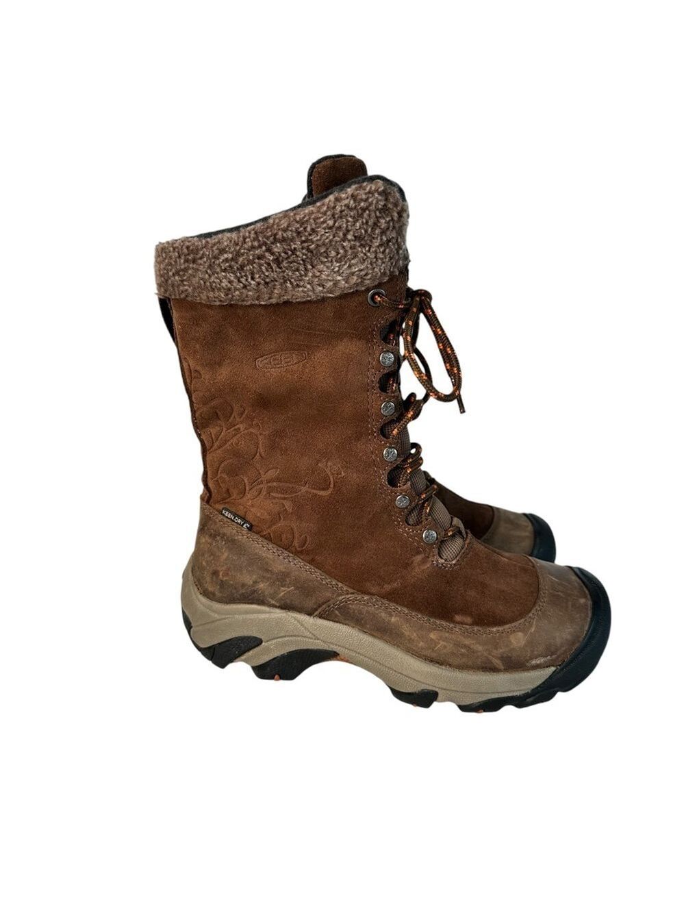 Keen Hooldoo Li High Boots Size 6 Insulated 200 G Lace Up Grip Soles Calf Warm